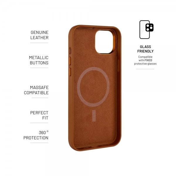 - iPhone 16 Pro Max - Skal - MagLeather - Brun