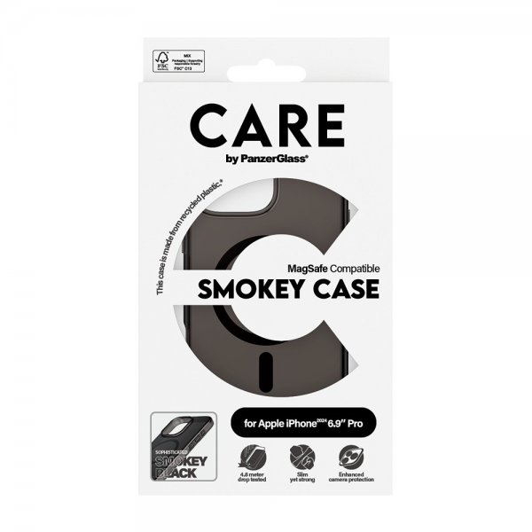 - iPhone 16 Pro Max - Skal - Smokey MagSafe - Svart