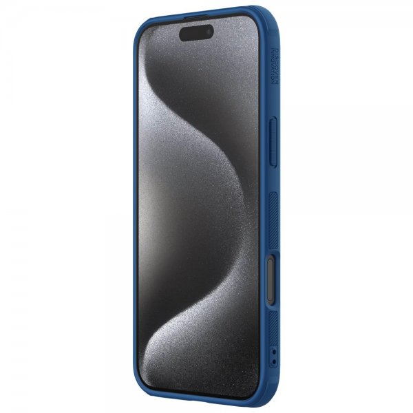 - iPhone 16 Pro Max - Skal - Super Frosted Shield Pro MagSafe - Blå