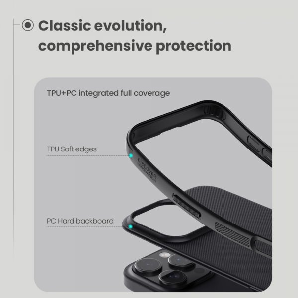 - iPhone 16 Pro Max - Skal - Super Frosted Shield Pro MagSafe - Blå