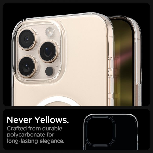- iPhone 16 Pro Max - Skal - Thin Fit T MagFit - Clear White