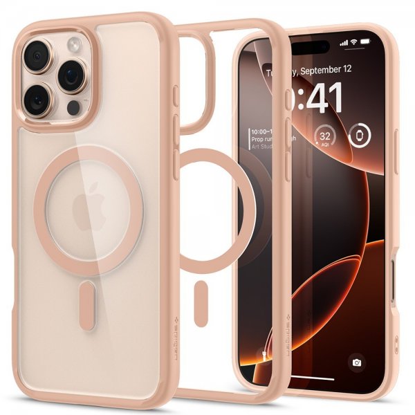 - iPhone 16 Pro Max - Skal - Ultra Hybrid MagFit - Rose Titanium