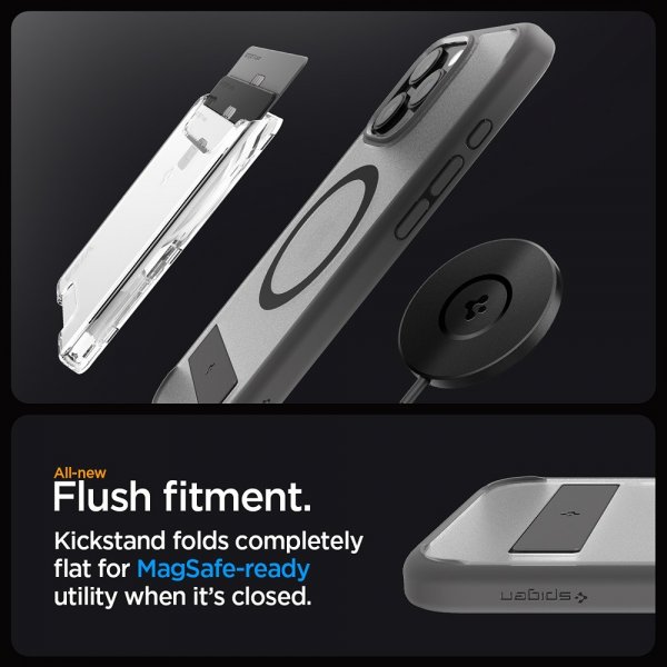 - iPhone 16 Pro Max - Skal - Ultra Hybrid S MagFit - Frost Gray