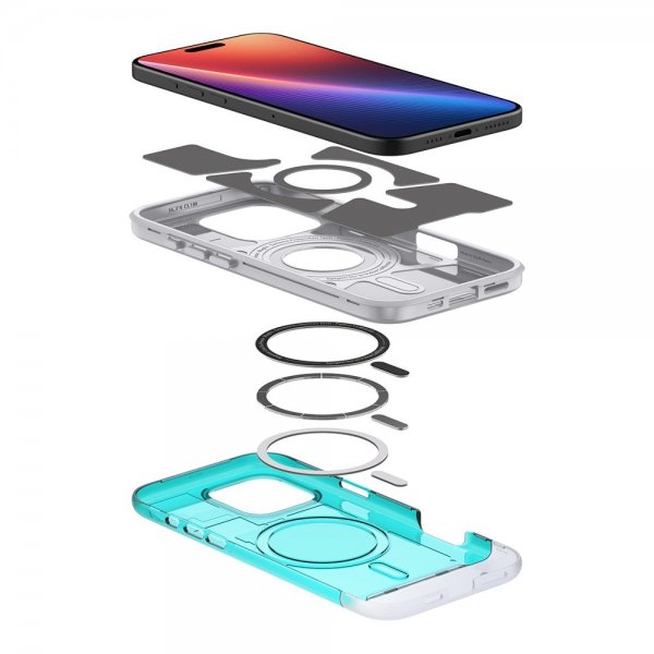 - iPhone 16 Pro - Skal - Classic C1 MagFit - Bondi Blue