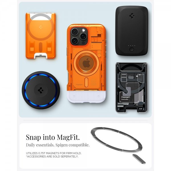 - iPhone 16 Pro - Skal - Classic C1 MagFit - Tangerine