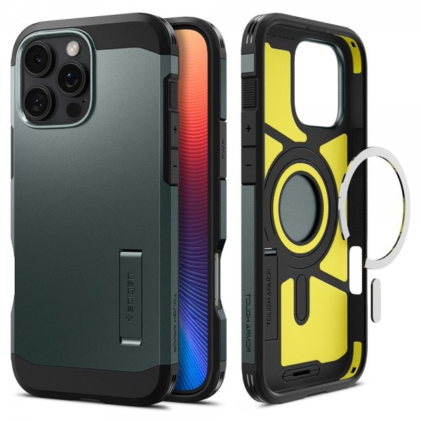 - iPhone 16 Pro - Skal - Tough Armor MagFit - Abyss Green