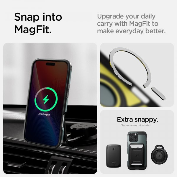 - iPhone 16 Pro - Skal - Tough Armor MagFit - Abyss Green