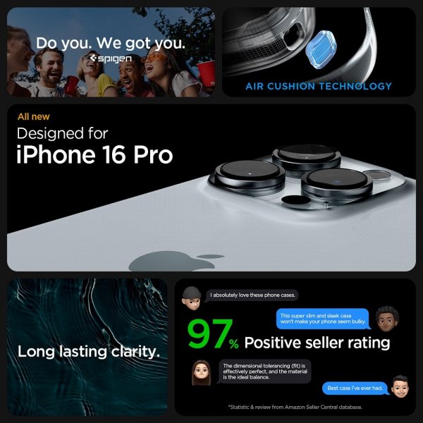 - iPhone 16 Pro - Skal - Ultra Hybrid - Frost Black