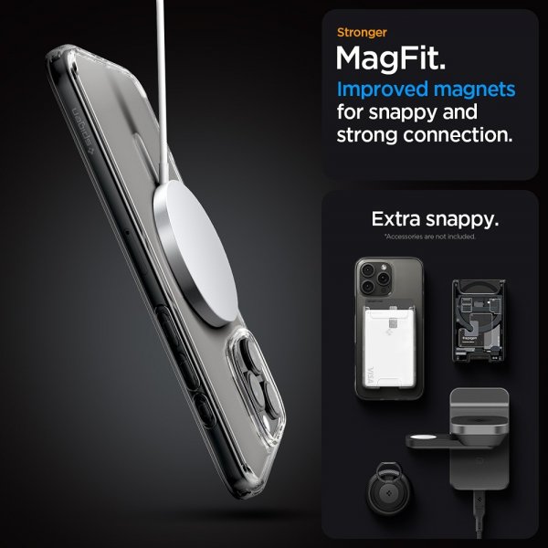 - iPhone 16 Pro - Skal - Ultra Hybrid MagFit - Carbon Fiber