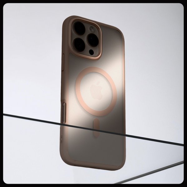- iPhone 16 Pro - Skal - Ultra Hybrid MagFit - Frost Rose Titanium