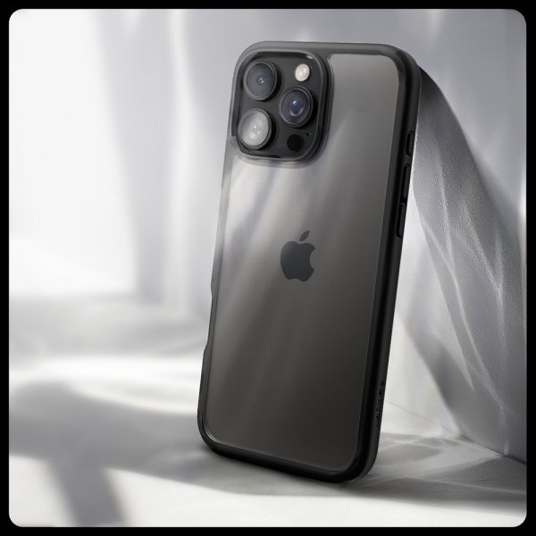 - iPhone 16 Pro - Skal - Ultra Hybrid Matte - Svart