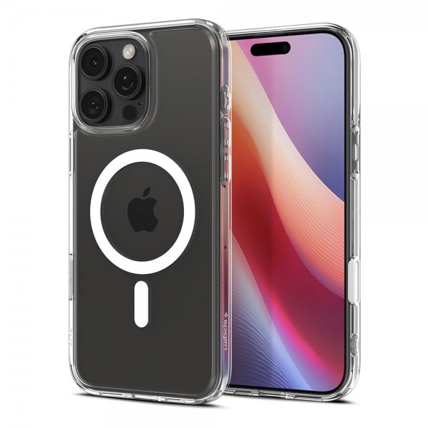 - iPhone 16 Pro - Skal - Ultra Hybrid T MagFit - Clear White