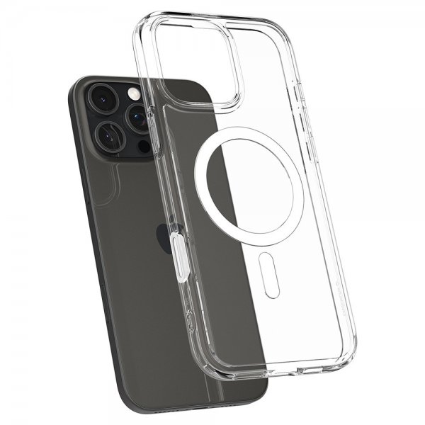 - iPhone 16 Pro - Skal - Ultra Hybrid T MagFit - Clear White