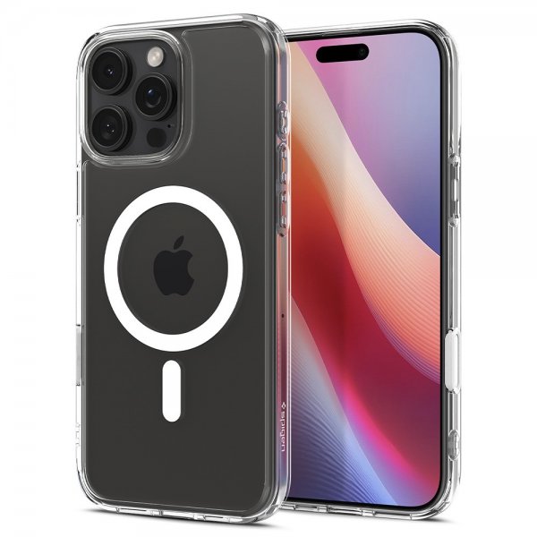 - iPhone 16 Pro - Skal - Ultra Hybrid T MagFit - Clear White