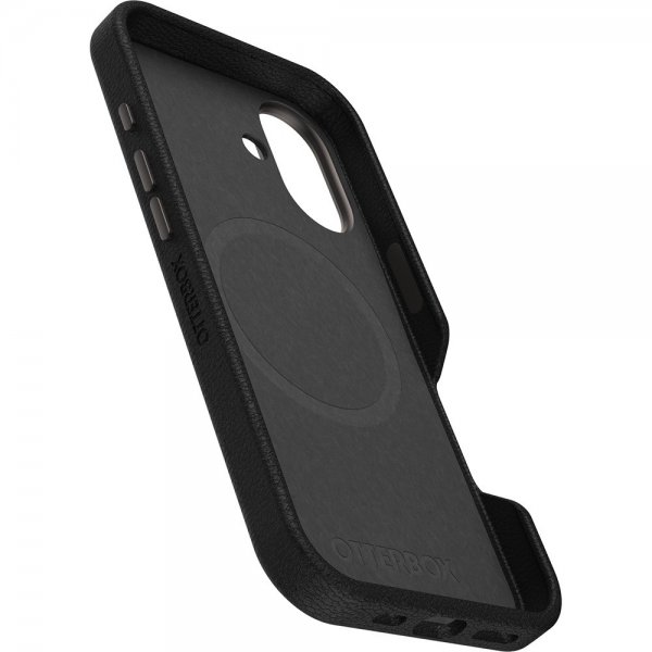 - iPhone 16 - Skal - Symmetry Cactus Leather MagSafe - Noir Ash