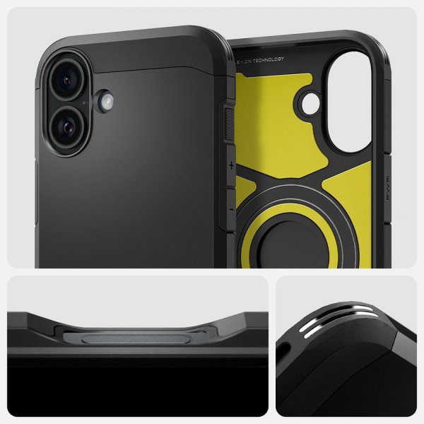 - iPhone 16 - Skal - Tough Armor MagFit - Svart