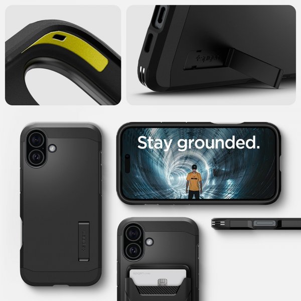 - iPhone 16 - Skal - Tough Armor MagFit - Svart
