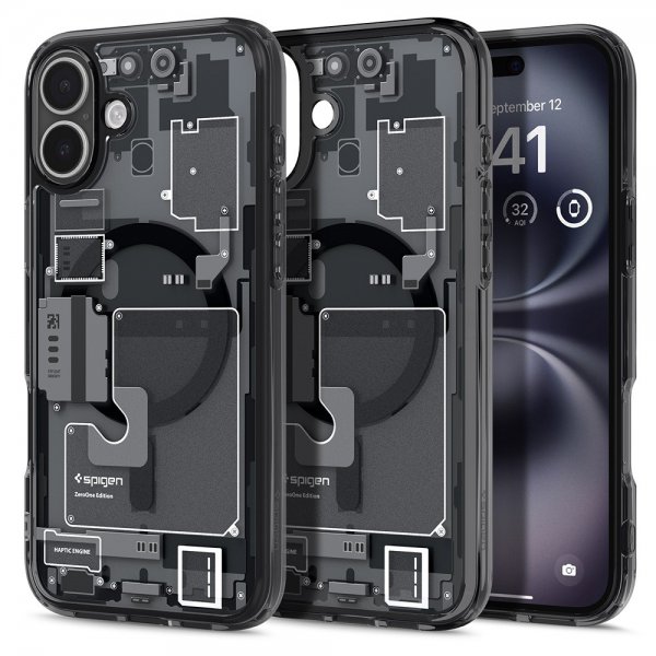 - iPhone 16 - Skal - Ultra Hybrid Zero One MagFit - Svart