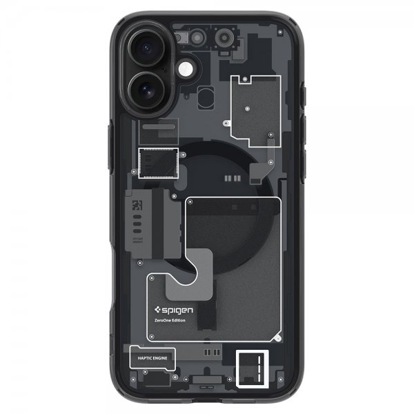 - iPhone 16 - Skal - Ultra Hybrid Zero One MagFit - Svart