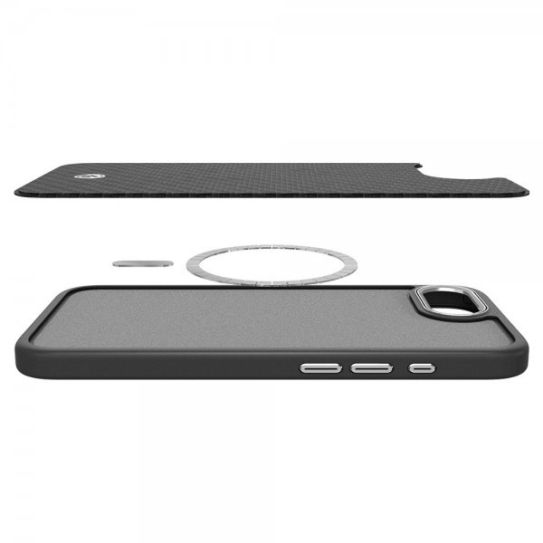 - iPhone 16e/17e - Skal - Enzo Aramid MagFit - Matte Black
