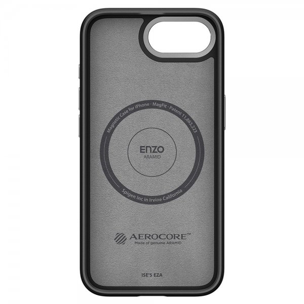 - iPhone 16e/17e - Skal - Enzo Aramid MagFit - Matte Black