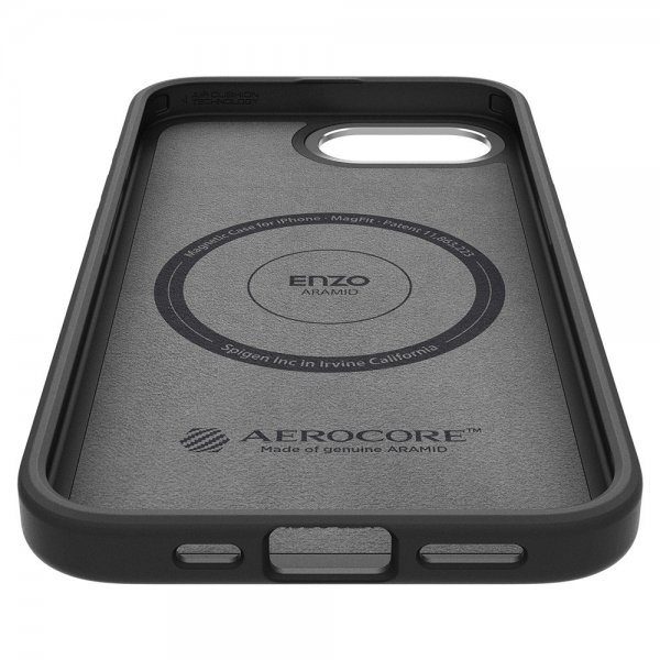 - iPhone 16e/17e - Skal - Enzo Aramid MagFit - Matte Black