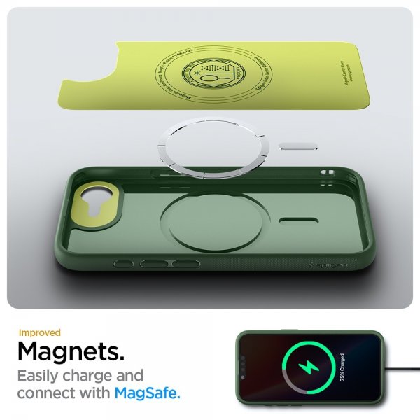 - iPhone 16e/17e - Skal - Nano Pop MagFit - Avo Green