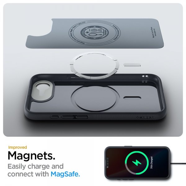 - iPhone 16e/17e - Skal - Nano Pop MagFit - Black Sesame