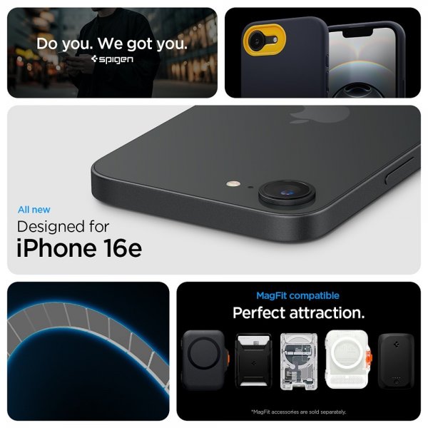- iPhone 16e/17e - Skal - Nano Pop MagFit - Blueberry Navy