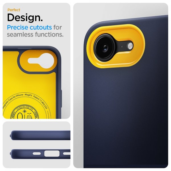 - iPhone 16e/17e - Skal - Nano Pop MagFit - Blueberry Navy