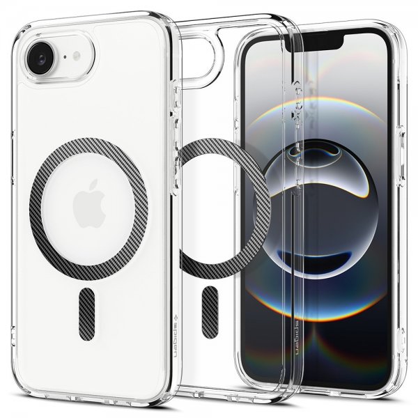 - iPhone 16e/17e - Skal - Ultra Hybrid MagFit - Carbon Fiber