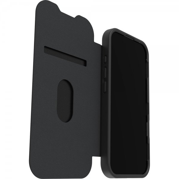 - iPhone 17 - Fodral - React Folio MagSafe - Black Crystal