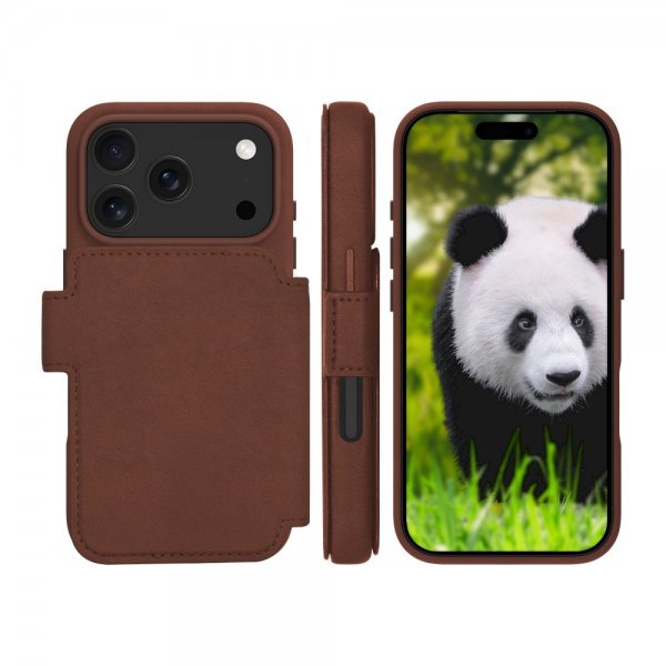 - iPhone 17 Pro - Fodral - Lynge MagSafe - Dark Tan