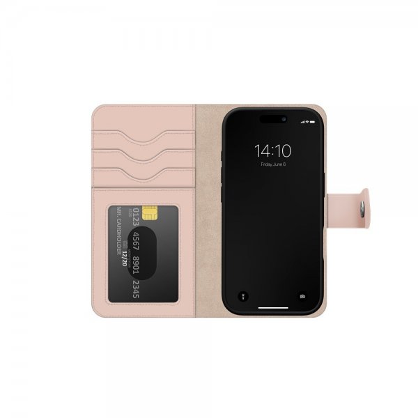 - iPhone 17 Pro - Fodral - Magnet Wallet+ MagSafe - Rosa