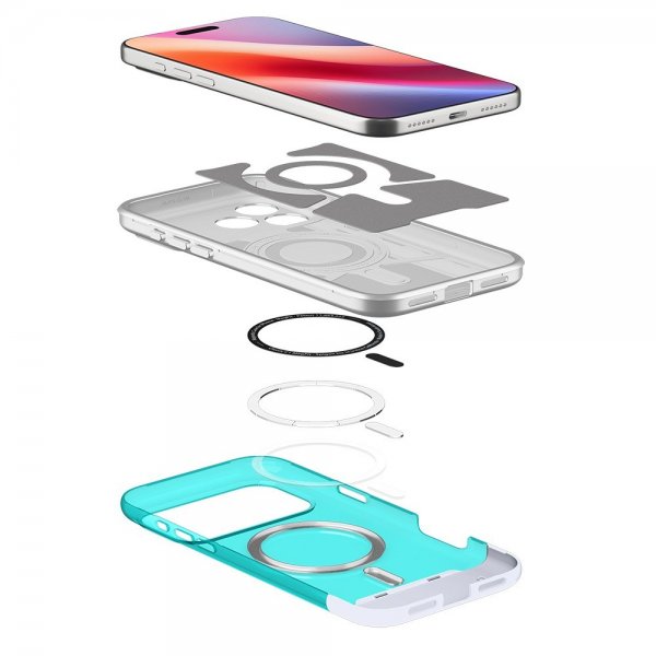 - iPhone 17 Pro Max - Skal - Classic C1 MagFit - Bondi Blue