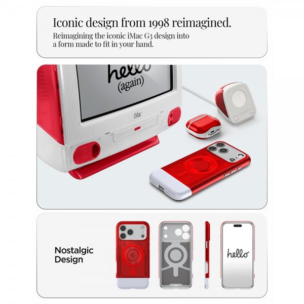 - iPhone 17 Pro Max - Skal - Classic C1 MagFit - Ruby