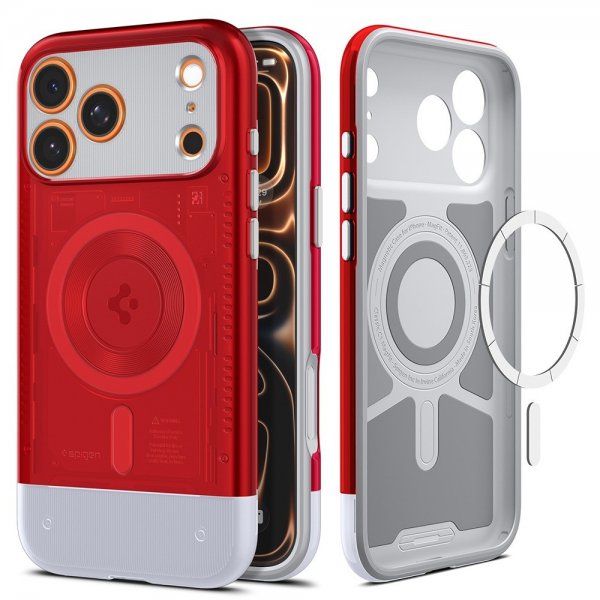 - iPhone 17 Pro Max - Skal - Classic C1 MagFit - Ruby