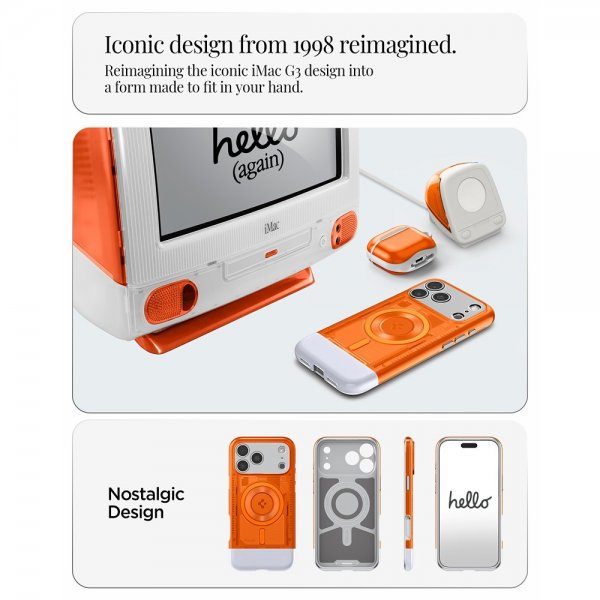 - iPhone 17 Pro Max - Skal - Classic C1 MagFit - Tangerine