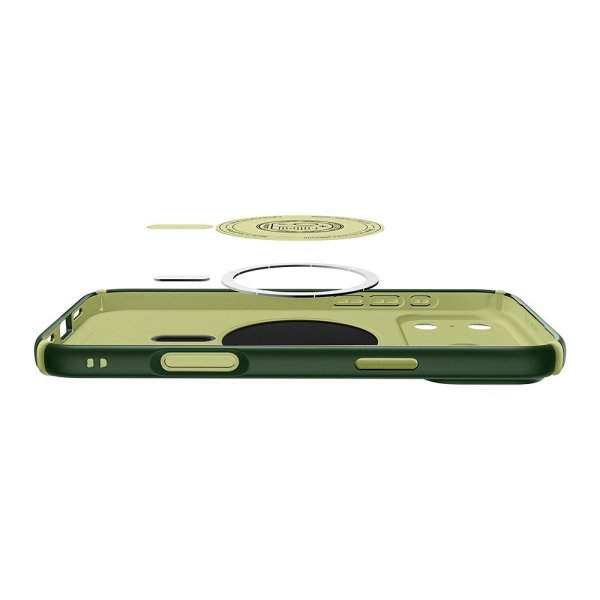 - iPhone 17 Pro Max - Skal - Nano Pop Hybrid MagFit - Avo Green