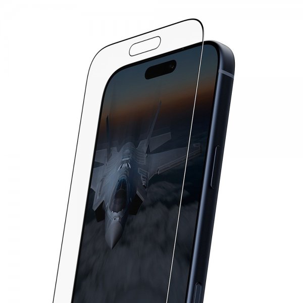 - iPhone 17 Pro Max - Skärmskydd - Ultra-Wide Fit Stealth Fastfit