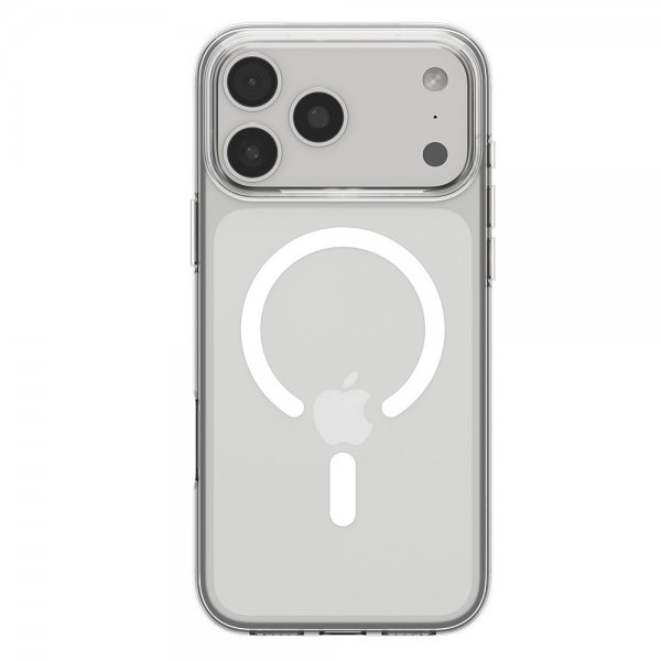 - iPhone 17 Pro - Skal - Liquid Crystal MagFit - Clear White