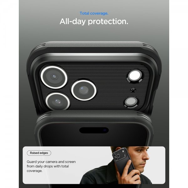 - iPhone 17 Pro - Skal - Tough Armor T MagFit - Svart