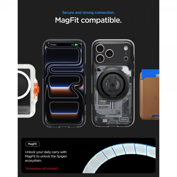 - iPhone 17 Pro - Skal - Ultra Hybrid Zero One MagFit - Svart