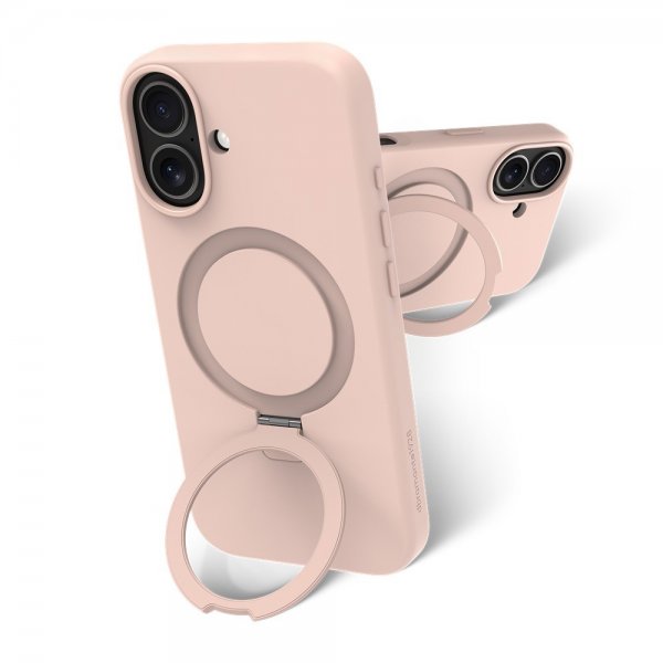 - iPhone 17 - Skal - Roskilde MagSafe Kickstand ICON - Pink Sand