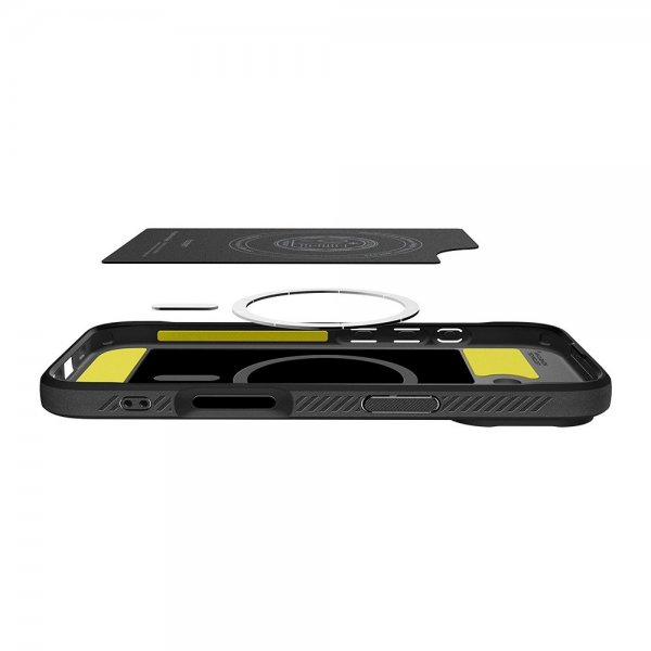 - iPhone 17 - Skal - Rugged Armor MagFit - Matte Black