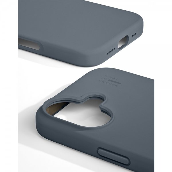 - iPhone 17 - Skal - Silicone Case MagSafe - Midnight Blue