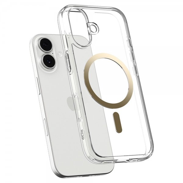 - iPhone 17 - Skal - Ultra Hybrid MagFit - Clear Gold