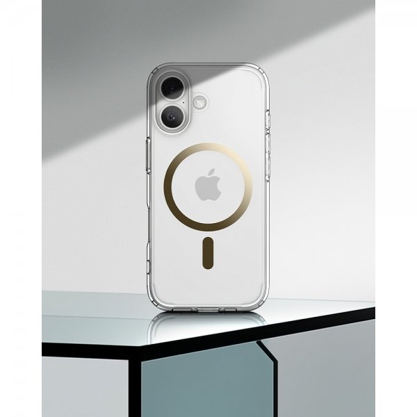 - iPhone 17 - Skal - Ultra Hybrid MagFit - Clear Gold