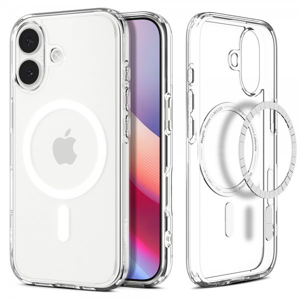 - iPhone 17 - Skal - Ultra Hybrid MagFit - Clear White