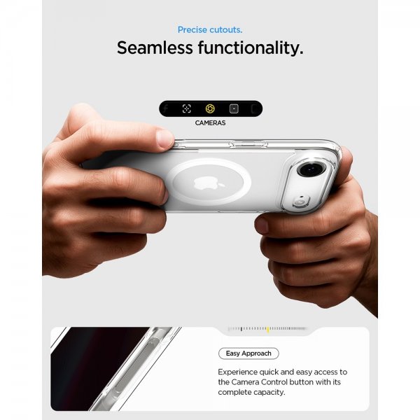 - iPhone Air - Skal - Ultra Hybrid MagFit - Clear White